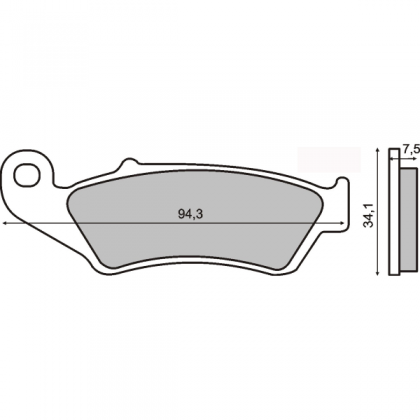Placute frana fata Beta Eunduro RR/RMS 0920