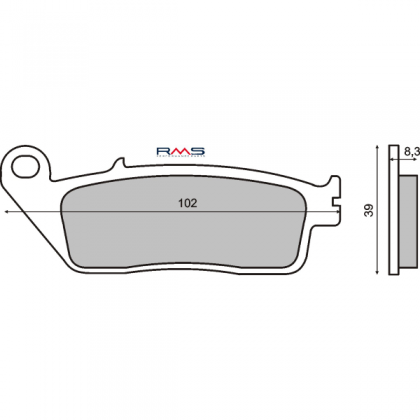 Placute frana fata Honda CBR 1000F/RMS 0870