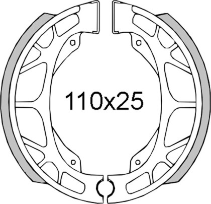 Ferodou frana Scarabeo-Sr 50cc/RMS 0091