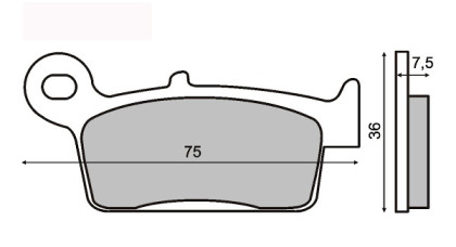 Placute frana Kymco Dink /0170