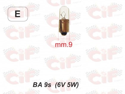 Bec stop 6V 5W/CIF