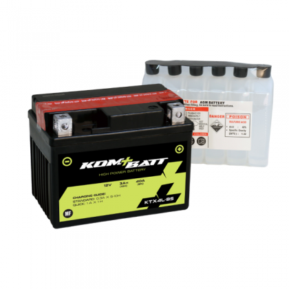 Baterie moto+electrolit Elektra 12V3Ah (KTX4L-BS)/RMS 1000