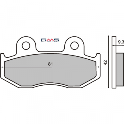 Placute frana fata Honda SH 125-150 '00-'05/RMS 0270