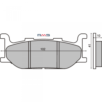 Placute frana fata Yamaha Majesty 400cc/RMS 0400