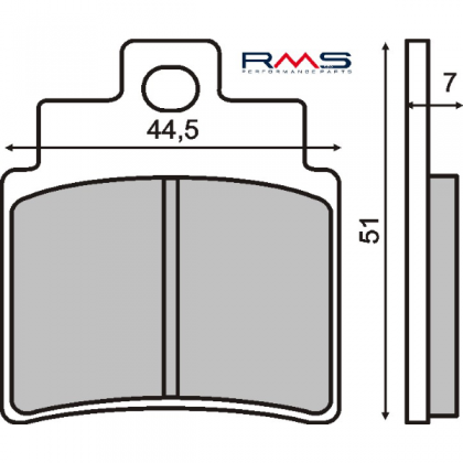 Placute frana fata  Kymco Grand Dink 250cc/RMS 0500