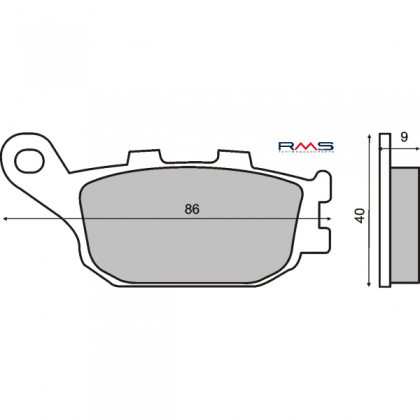 Placute frana spate Honda Cbr 600 F/RMS 0930