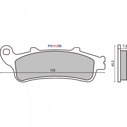 Placute frana fata Honda st 1100 pan european 1997>/RMS 0970