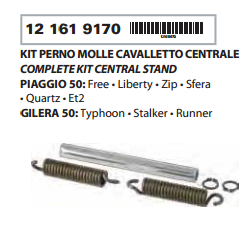 Kit reparatie cric Piaggio Liberty-Free-Sfera/Gilera Typhoon-Runner 50cc/RMS 9170