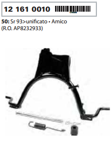 Cric central Aprilia Amico/SR/0010 RMS