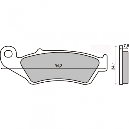 Placute frana Beta Eunduro RR/RMS 0920