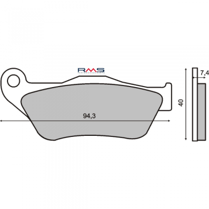 Placute frana fata Yamaha X-max 250cc/RMS 0770