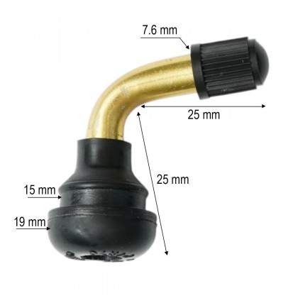 Valva roata tubeless D.19 mm