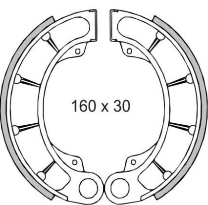 Saboti frana spate Honda Pantheon 125cc- Foresight 250cc/RMS 0410