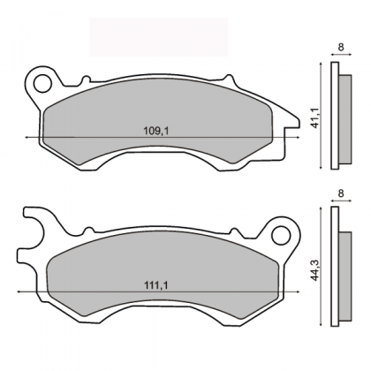 Placute frana fata Honda Pcx 125-150cc 2010>/RMS 2780