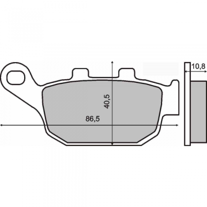 Placute frana fata  Honda Pantheon 125-150cc 2033>/RSM 2610