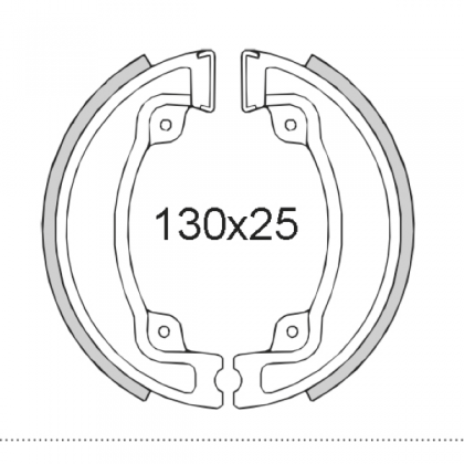 Saboti frana spate Honda Cn 250cc/RMS 0401