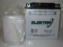 Baterie moto + electrolit Elektra 12V11Ah (EB10L-BP)/RMS 0180