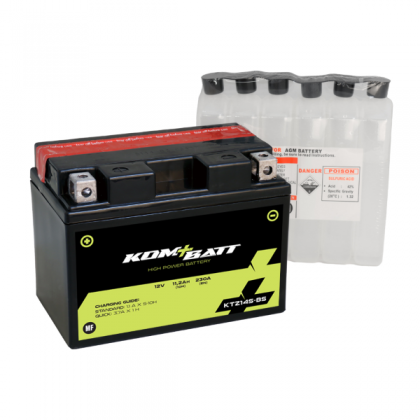 Baterie moto + electrolit Kombatt 12V11,2Ah (KTZ14S-BS)/RMS 1150