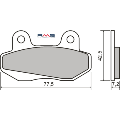 Placute frana Honda Wave 110cc/RMS 2590