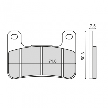 Placute frana fata Kawasaki Z 1000 Abs/RMS 2960