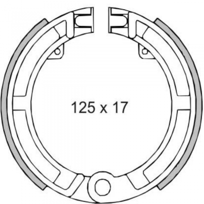 Saboti frana fata Piaggio Vespa 50cc-v.Et3-Primavera 125cc/RMS 0170