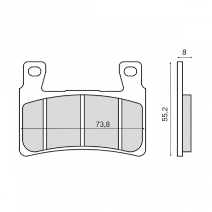 Placute frana fata Honda Cbr 600F/RMS 2910