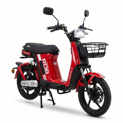 Scuter electric SULINA5, rosu, 800 W, fără permis de conducere