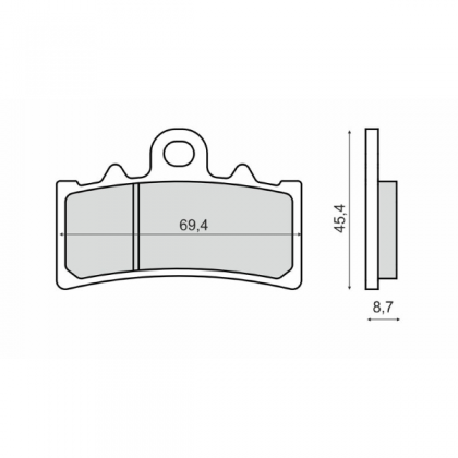 Placute frana fata Ktm Duke 125cc/RMS 3310